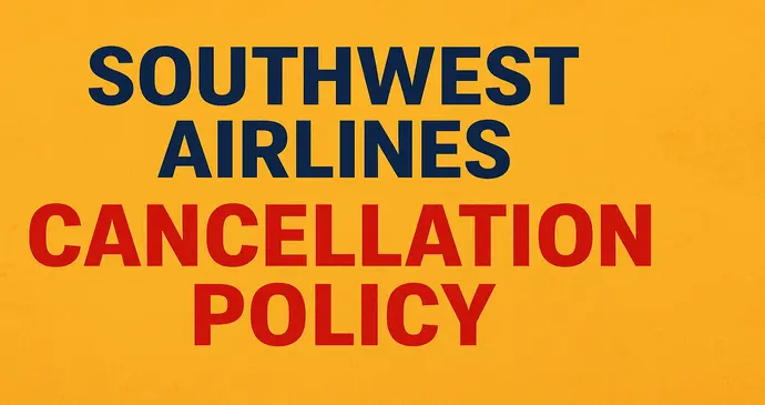 Southwest Airlines Cancellation Policy